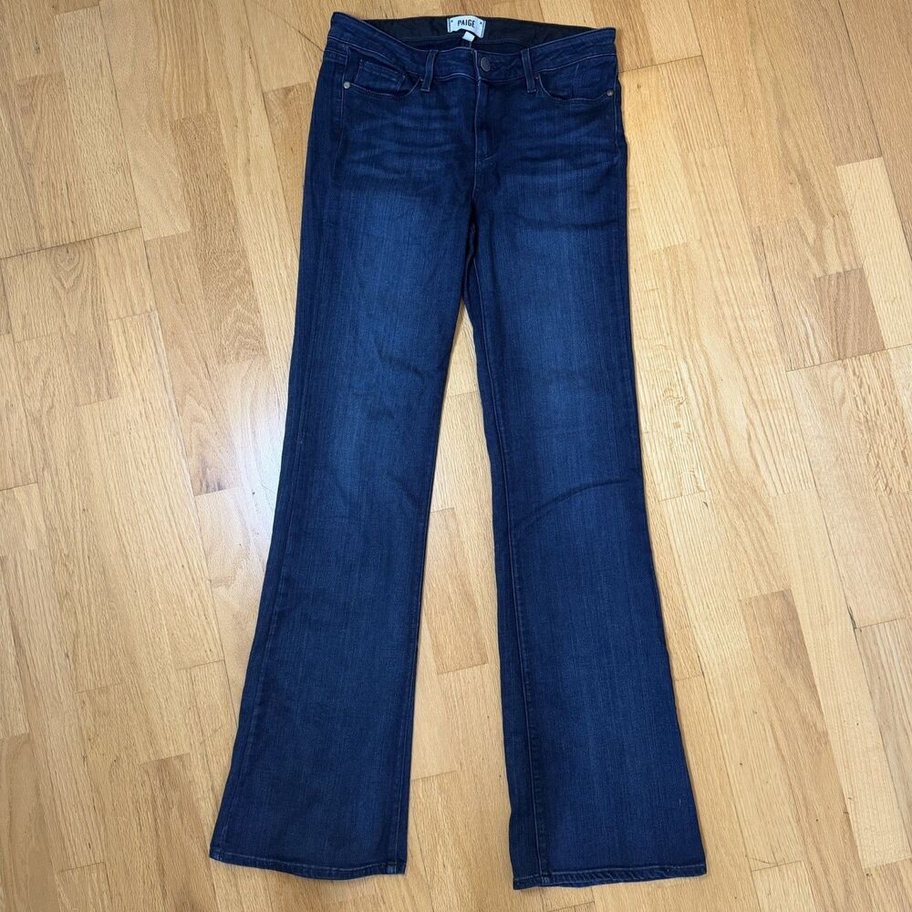 PAIGE Skyline Boot Jeans Valor Wash 30 Dark Wash Classic Denim Casual Street